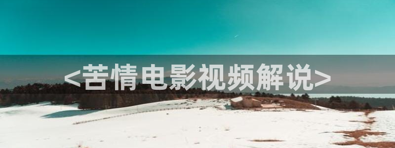 爱爱av午夜影院：<苦情电影视频解说>