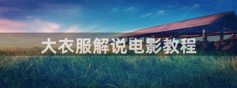 午夜片扬：大衣服解说电影教程