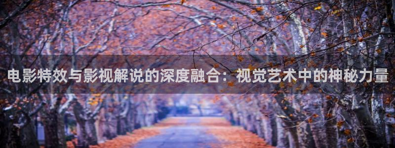 啪啪啪午夜影视：电影特效与影视解说的深度融合：视觉艺术中的神秘力量